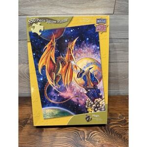 Magic Myles Pinkney Jigsaw Puzzle 550 Pc MasterPieces Wizard & Dragon Fantasy
